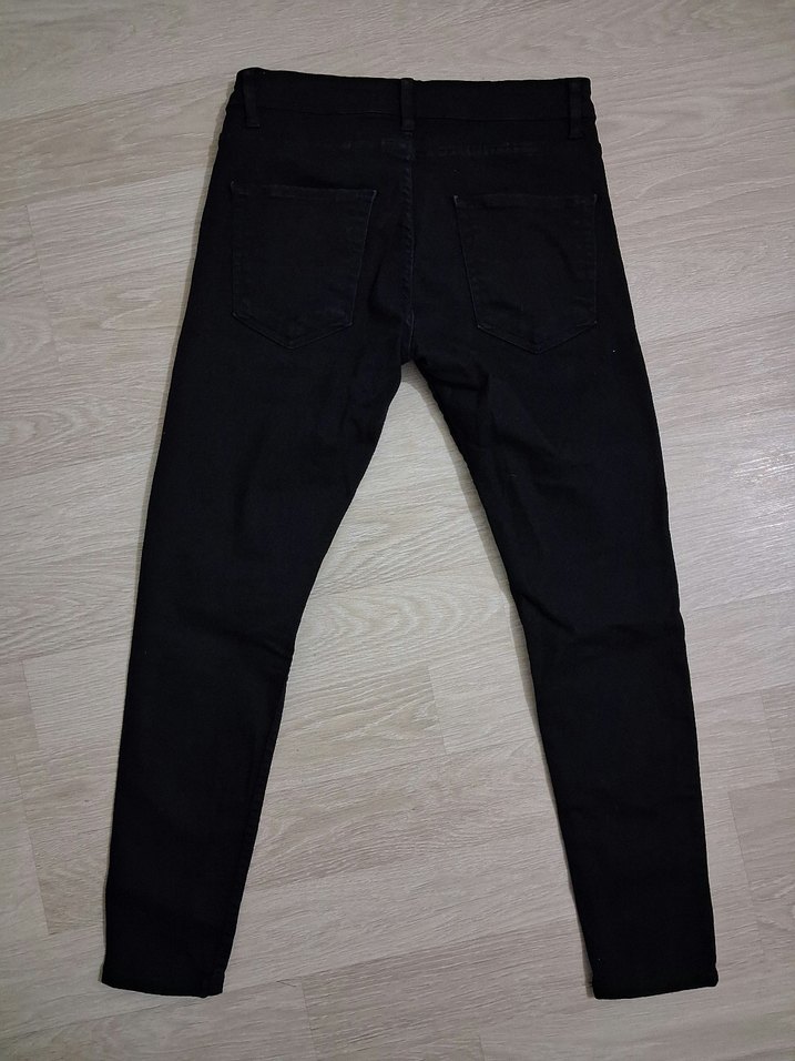 Siyah Kot Pantolon - Görsel 2