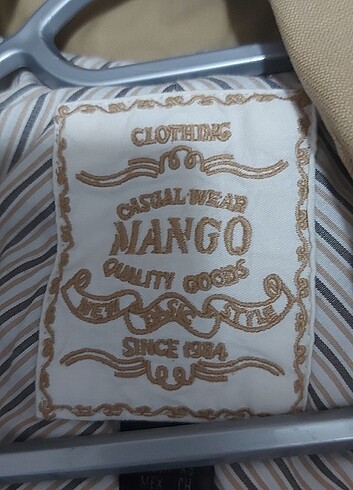 s Beden camel Renk Mango trenchkoat