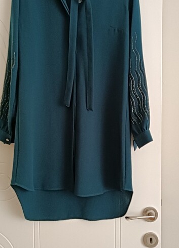 40 Beden yeşil Renk Tunik