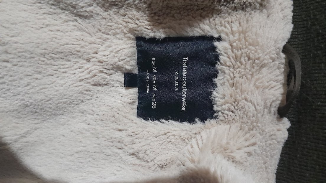zara m beden kürklü mont çok sıcak bir mont - Görsel 2