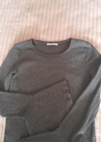 Gri Kadın zara Triko Kazak - Görsel 2