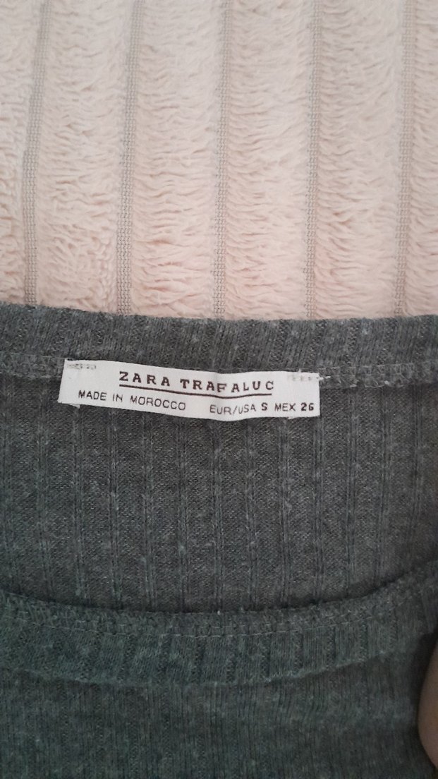 Gri Kadın zara Triko Kazak - Görsel 3