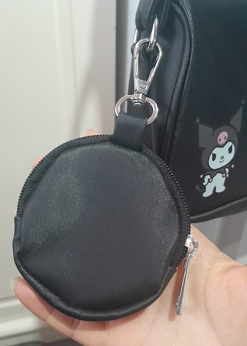 kuromi  lc wikiki siyah çocuk çantası yeni gibi - Görsel 2