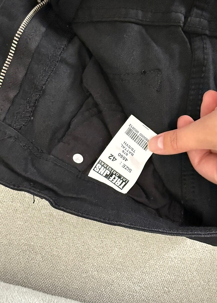 Siyah kot pantolon - Görsel 3