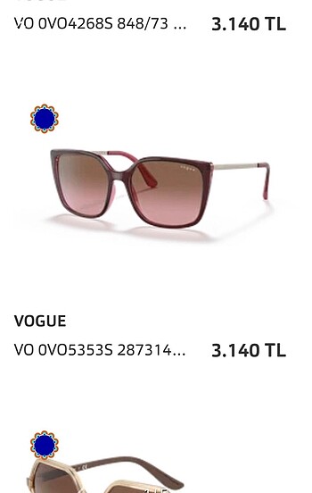 Vogue gözlük