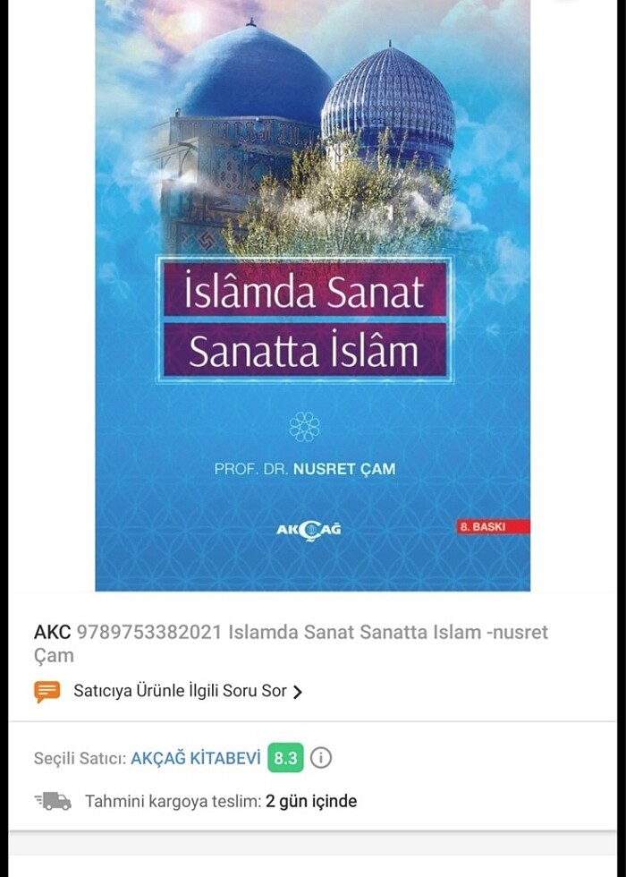 İslamda Sanat Sanatta İslam Nusret Çam - Görsel 4