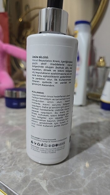 Aycan varış lavesa vücut beyazlatıcı krem - Görsel 4