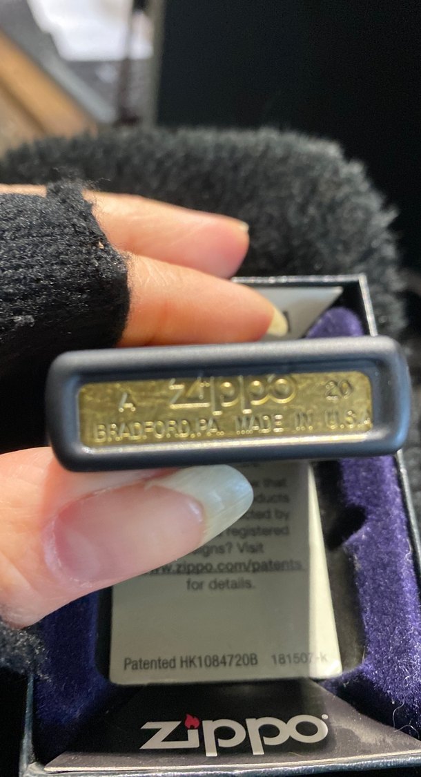 Aslan Desenli Gri Zippo Çakmak orijinal - Görsel 2