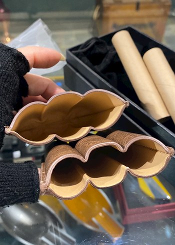 Yılan Desenli Kahverengi Erkek Cüzdan - Görsel 3