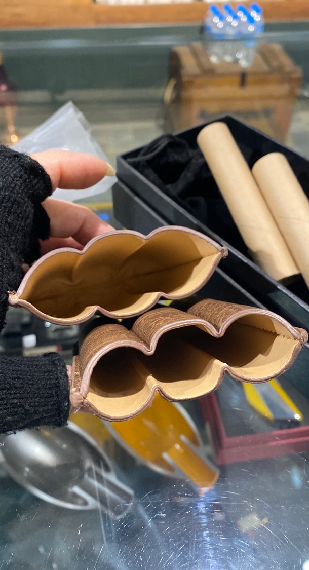 Yılan Desenli Kahverengi Erkek Cüzdan - Görsel 3