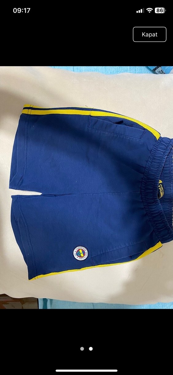 Lacivert Erkek Çocuk Bol Kesim Şort - Görsel 2