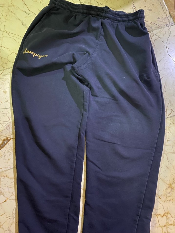 Lacivert Rahat Kesim Kadın Eşofman Altı - Görsel 2