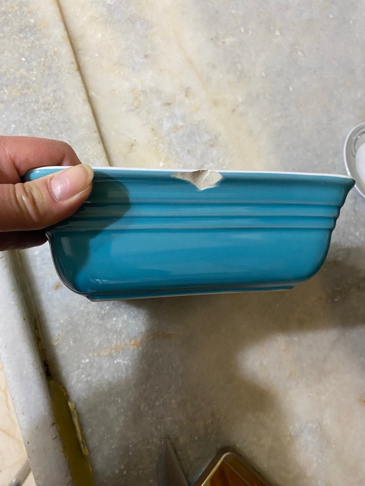 Beyaz Seramik Kare Fırın Kabı - Görsel 3