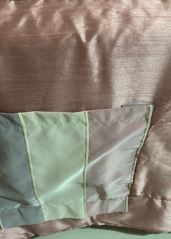 Pembe Çizgili Pastel Yatak Örtüsü home art - Görsel 4