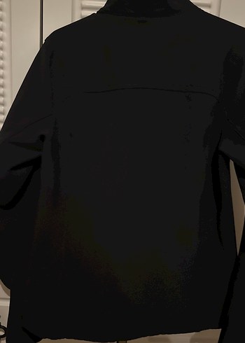 Kadın Siyah Fermuarlı Uzun Kollu içi polar mont 3 kez kullanıldı - Görsel 6