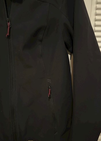 Kadın Siyah Fermuarlı Uzun Kollu içi polar mont 3 kez kullanıldı - Görsel 5