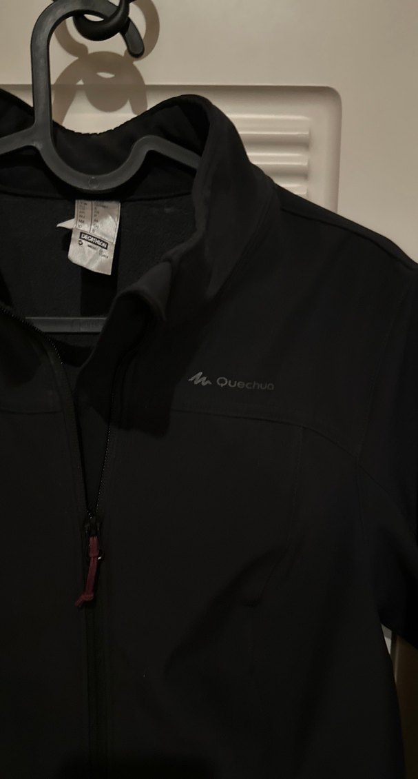 Kadın Siyah Fermuarlı Uzun Kollu içi polar mont 3 kez kullanıldı - Görsel 2