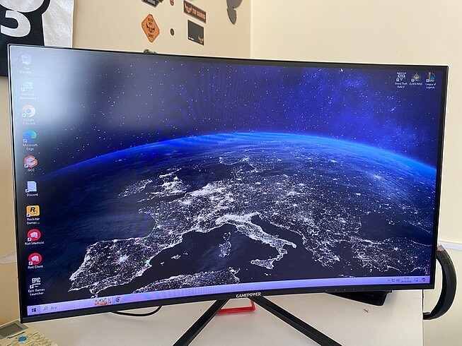 GamePower 1 ms 144 hz curved oyuncu monitörü