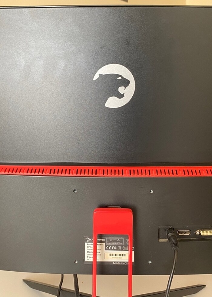 GamePower 1 ms 144 hz curved oyuncu monitörü - Görsel 2