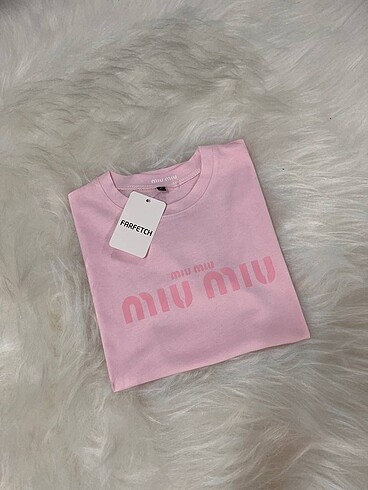 Miu Miu Mıu MIu yetişkin Tshirt