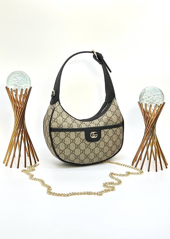 Zincir Detaylı Bej Modern Klasik Kadın Çanta - Görsel 6