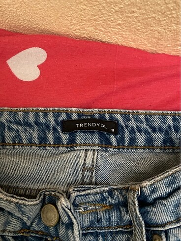 34 Beden mavi Renk trendyol pantolon