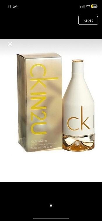 calvin klein parfüm orjinal
