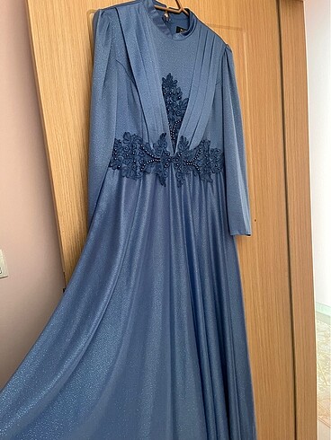 Abiye indigo renk