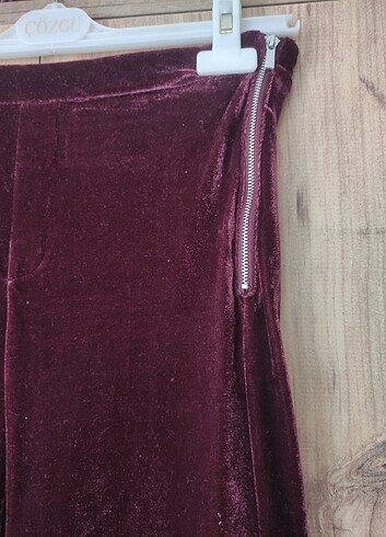 Bershka Kadife İspanyol pantolon