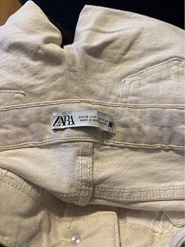 36 Beden ten rengi Renk Zara Kadın Pantalon