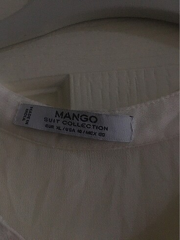 xl Beden beyaz Renk Mango beyaz elbise