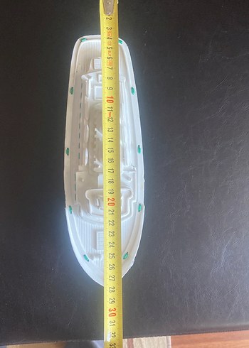 Plastik Beyaz yeşil oyuncak Gemi - Görsel 2