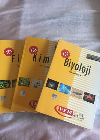 YGS Biyoloji, Kimya ve Fizik Hazırlık Kitapları