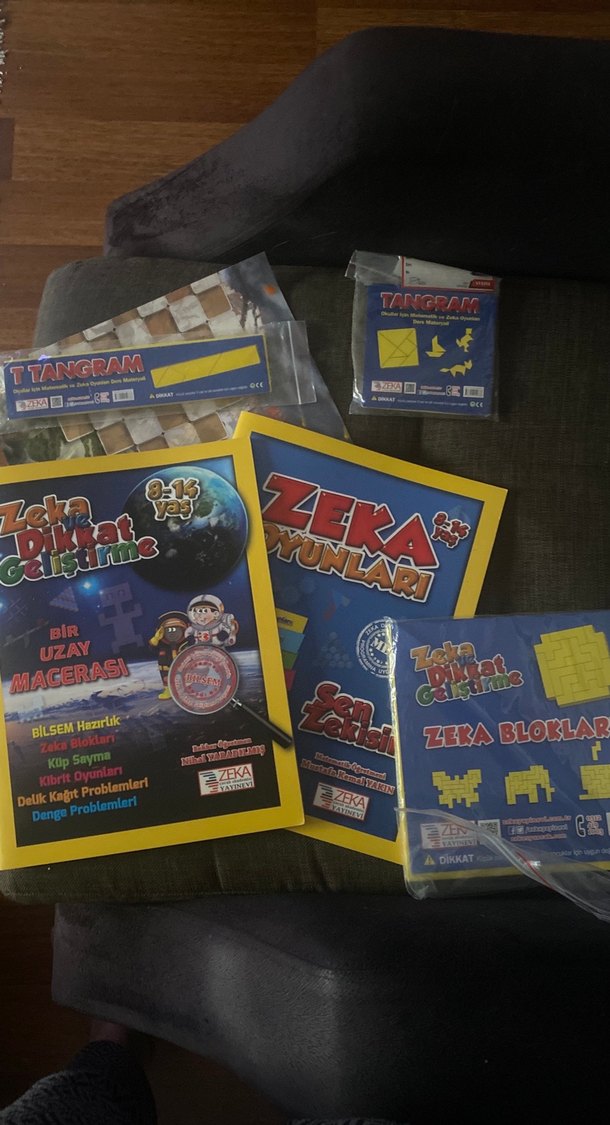 Uzay Temalı Tangram ve Zeka Oyunları Seti - Görsel 2