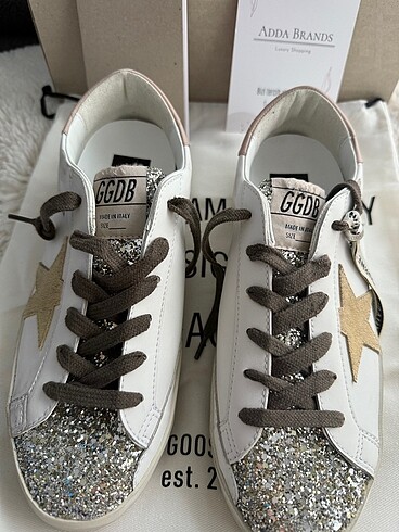 38 Beden kahverengi Renk Golden goose
