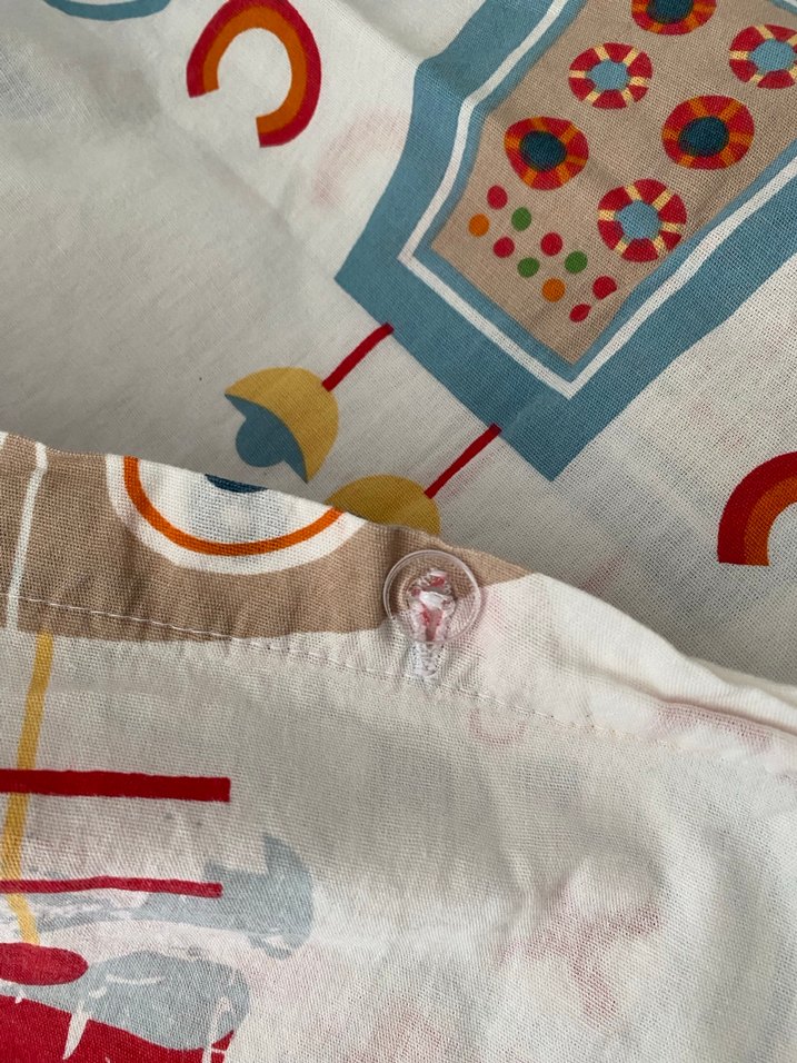 Çocuklar için Baskılı Gri Çok Renkli Tekstil - Görsel 2