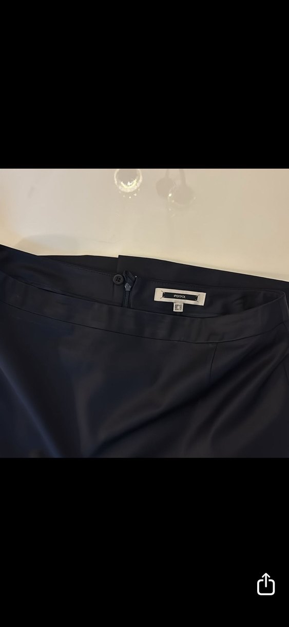 Düğmeli Kadın Kumaş Pantolon - İpekyol - Görsel 3