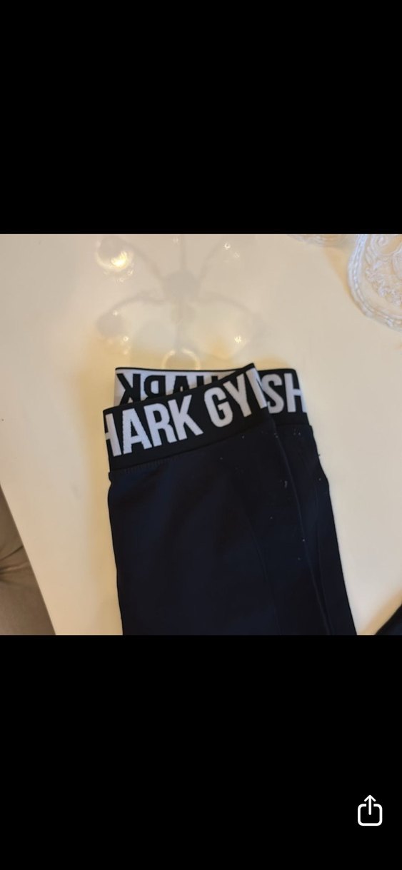 Siyah Baskılı Spor Tayt - Görsel 3