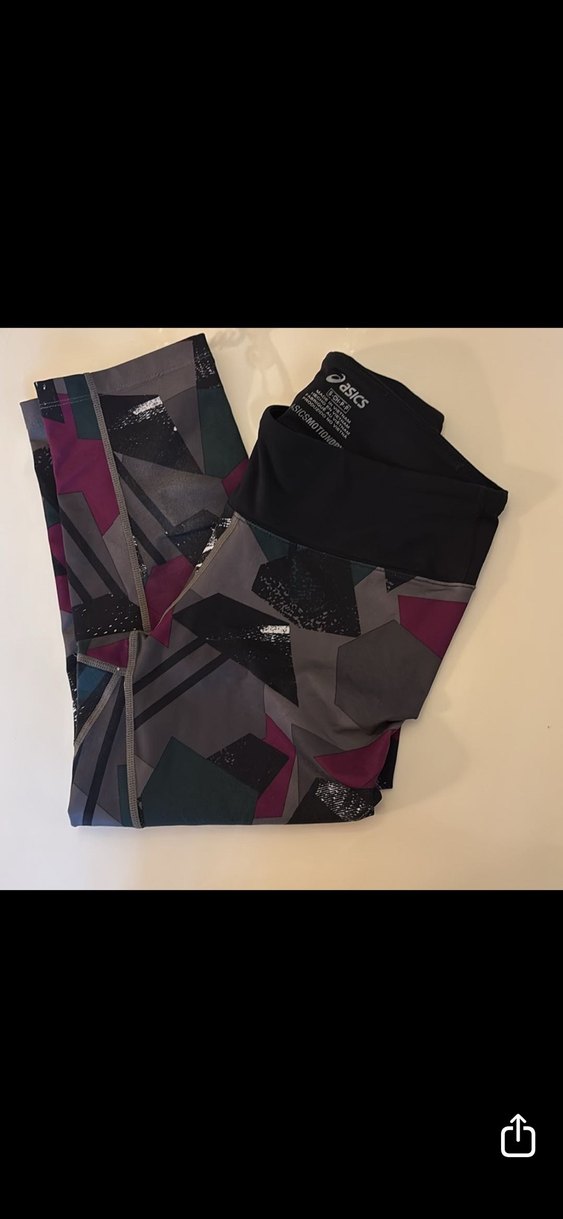 Fermuarlı Çok Renkli Baskılı Kadın Tayt - Görsel 4