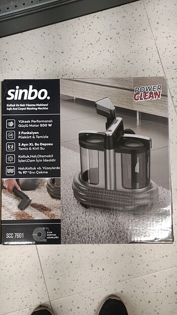 Sinbo koltuk ve halı yıkama makinesi 
