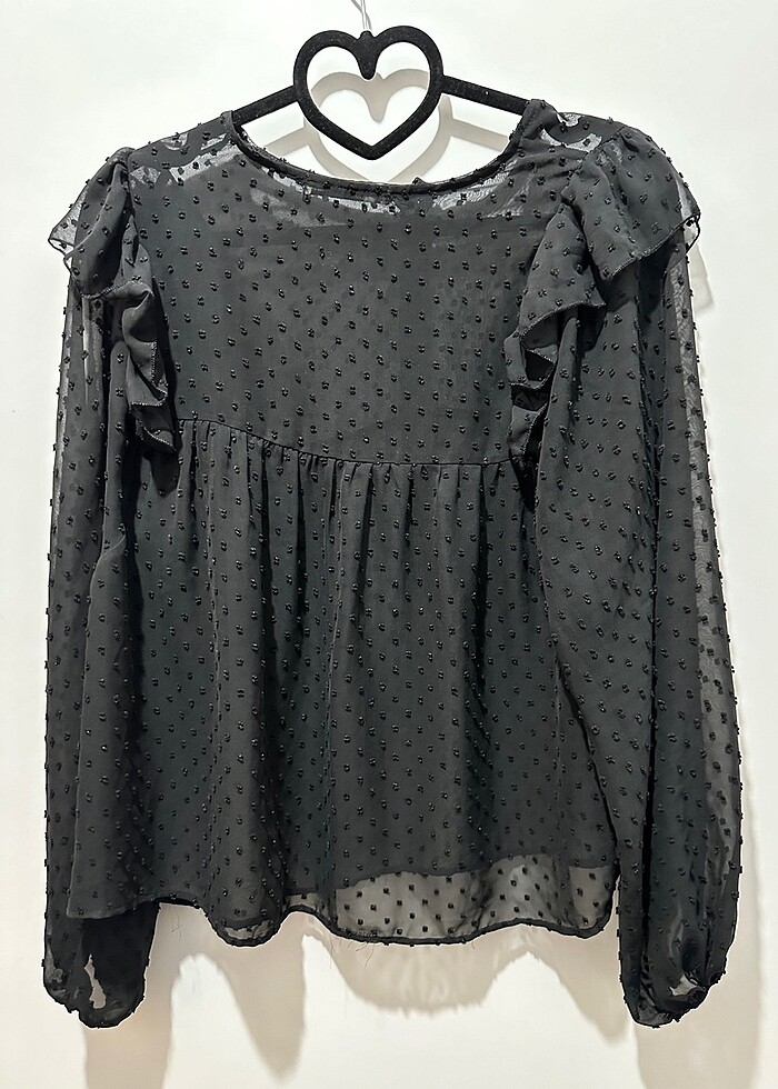 Şık Siyah Bluz - Görsel 2