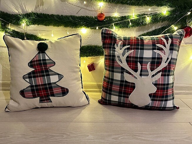 Yılbaşı Yastık Kılıfı - Görsel 2