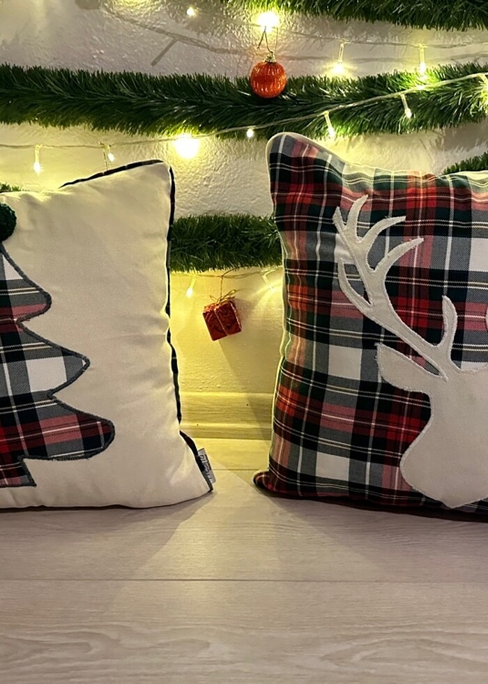 Yılbaşı Yastık Kılıfı - Görsel 2