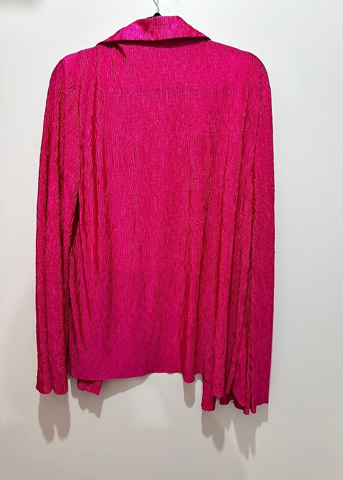 Fuşya Şık Gömlek - Görsel 3