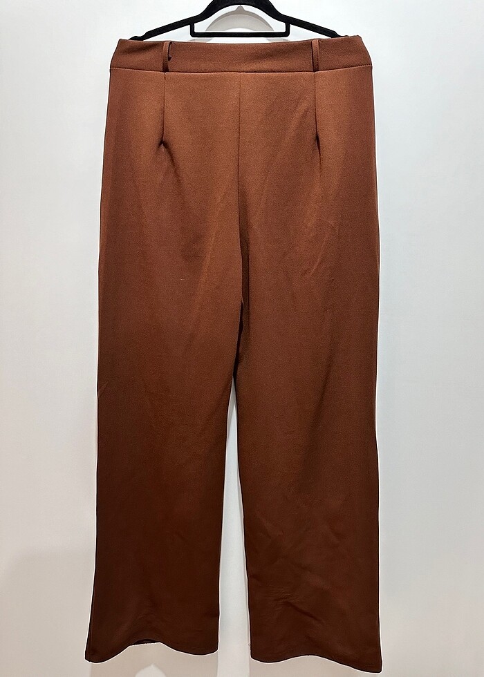 Kahverengi Kumaş Pantolon - Görsel 2
