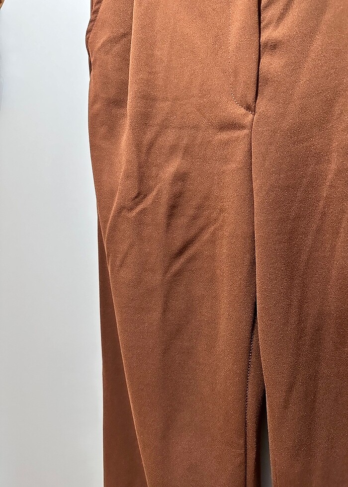 Kahverengi Kumaş Pantolon - Görsel 3