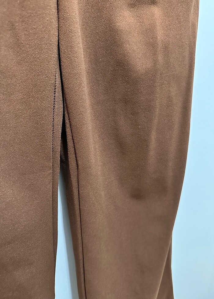 Kahverengi Kumaş Pantolon - Görsel 4