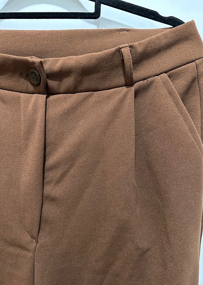 Kahverengi Kumaş Pantolon - Görsel 5