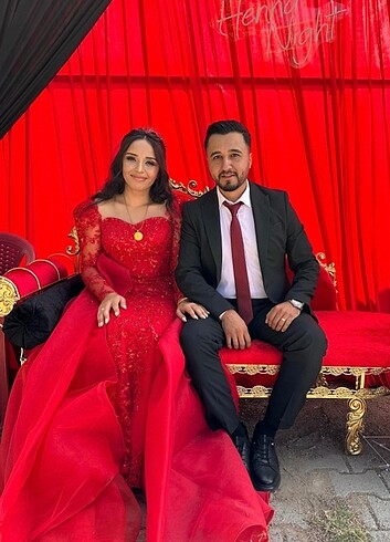 m Beden Kına elbisesi