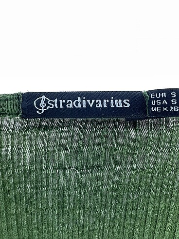 s Beden yeşil Renk Stradivarius Bluz %70 İndirimli.
